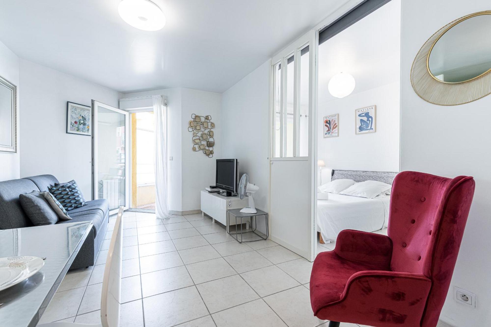 Quiet 1 Bdr Port! Close Place Du Pin Garibaldi Nizza Exterior foto